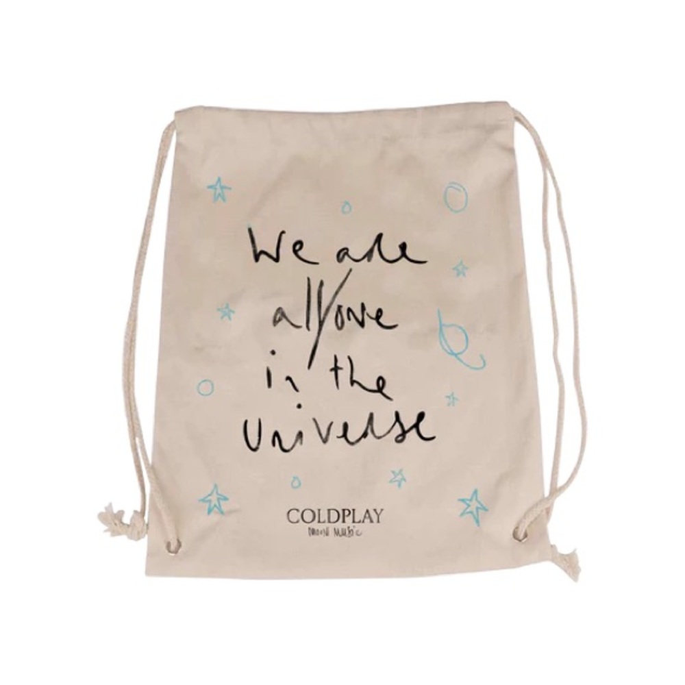 Coldplay Gray Drawstring Bag - image 2